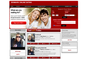 Denmark Online Dating Homepage Image